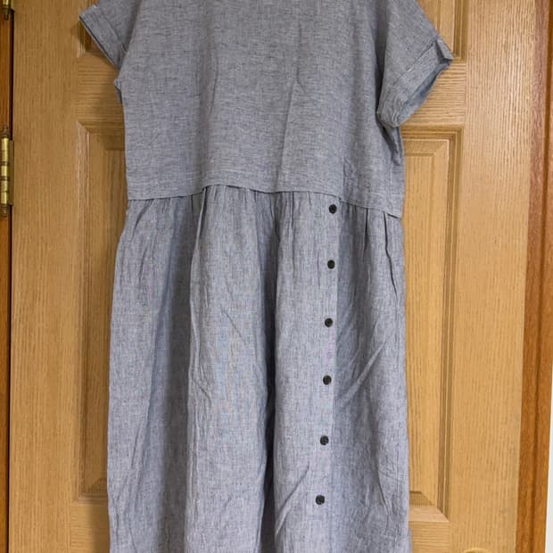 빈티지 반팔 원피스