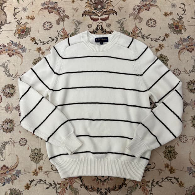 브룩스브라더스 스트라이프 코튼니트