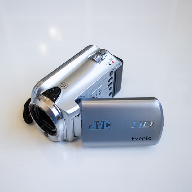 JVC Everio GZ HD500-S/ 빈티지 디지털 캠코더