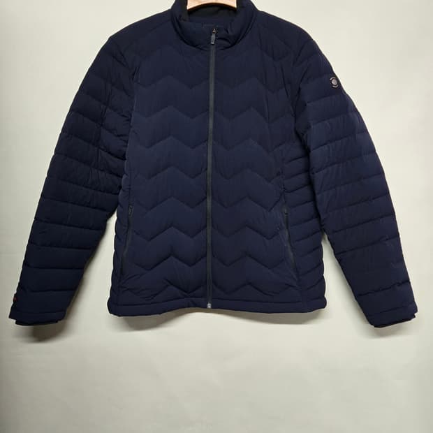 와이드앵글 남성 구스 경량 패딩 네이비 110