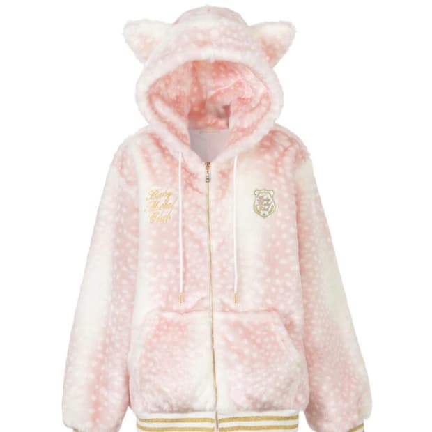 베이비메탈클럽 Bambi doll fur jacket (baby pink