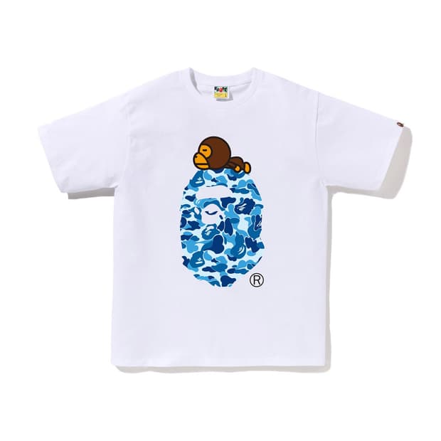 베이프 ABC 카모 마일로 반팔 S