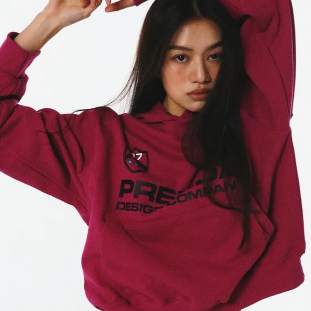 프렌다 PDC UNIFORM HOODIE MAGENTA 후드티