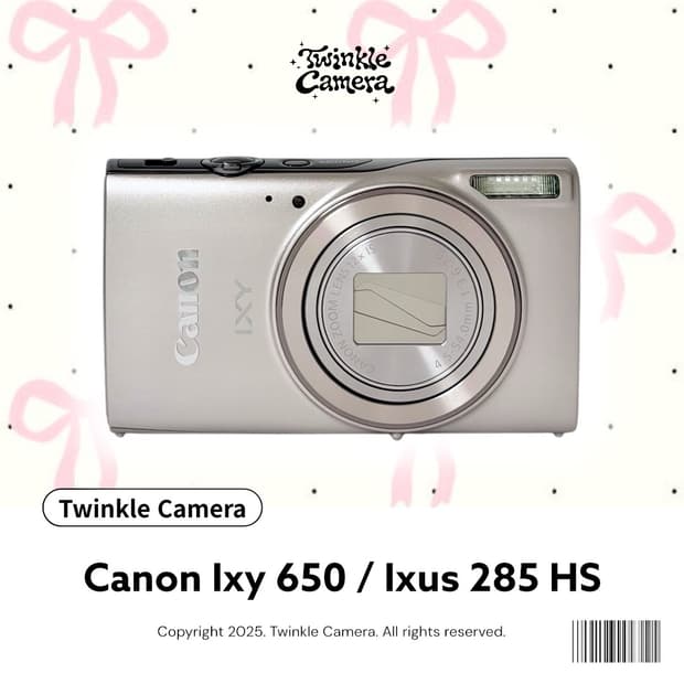 (윈터디카💗) Canon ixy 캐논 익시 650 (익서스 285HS)