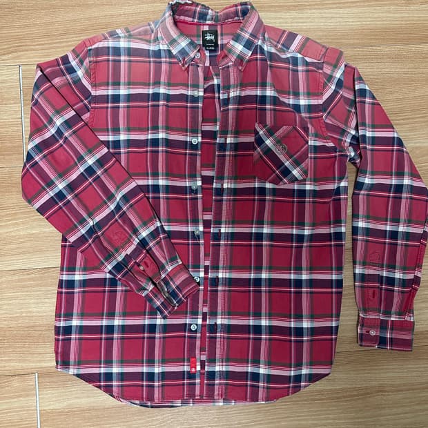 올드스투시 체크셔츠