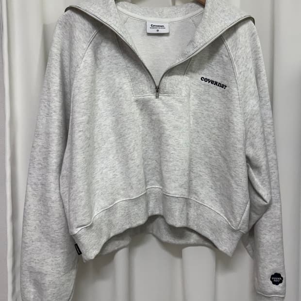 커버낫 하프집업 맨투맨