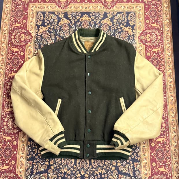 [L] 골든베어 바시티 자켓