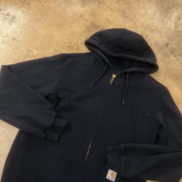 칼하트 블랙 후드집업