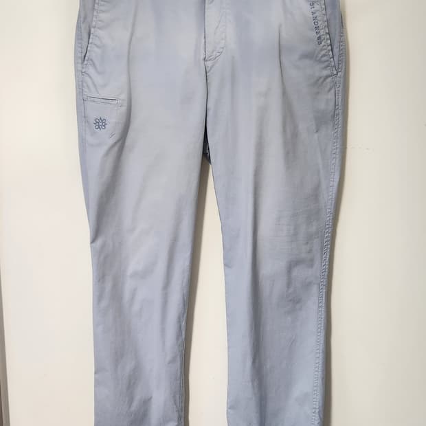 세인트앤드류스 로고 자수 솔리드 팬츠 (30-31)