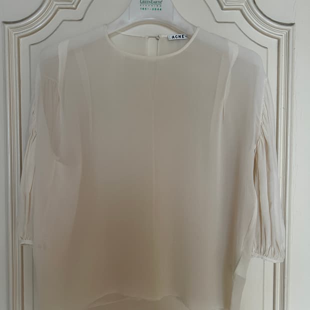 아크네 스튜디오 실크 블라우스