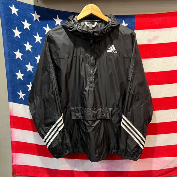 아디다스 검정 후드 바람막이