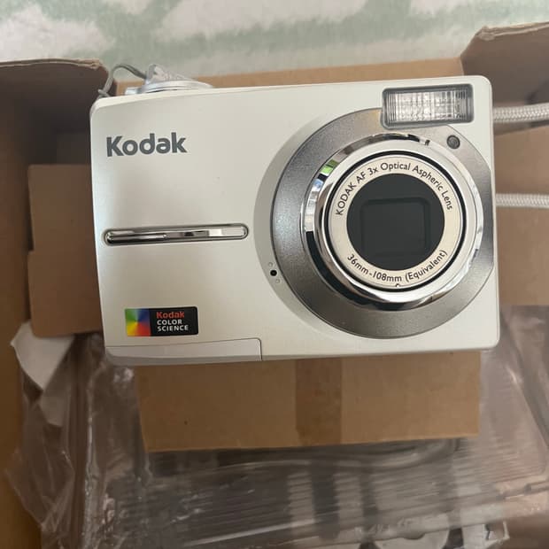 코닥 c613 펄화이트 빈티지 디카 카메라