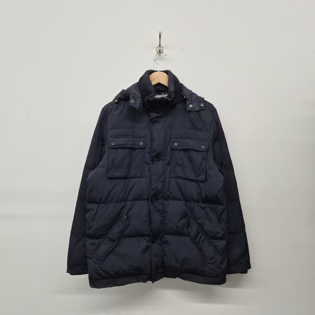 타미힐피거 네이비 푸퍼 패딩 점퍼 남성 L