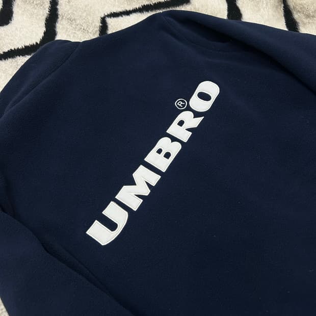 [XL]엄브로 리버시블 플리스 바람막이/네이비