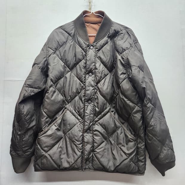 유니클로U 다이아몬드 패턴 퀄팅 양면 점퍼XL(XL)