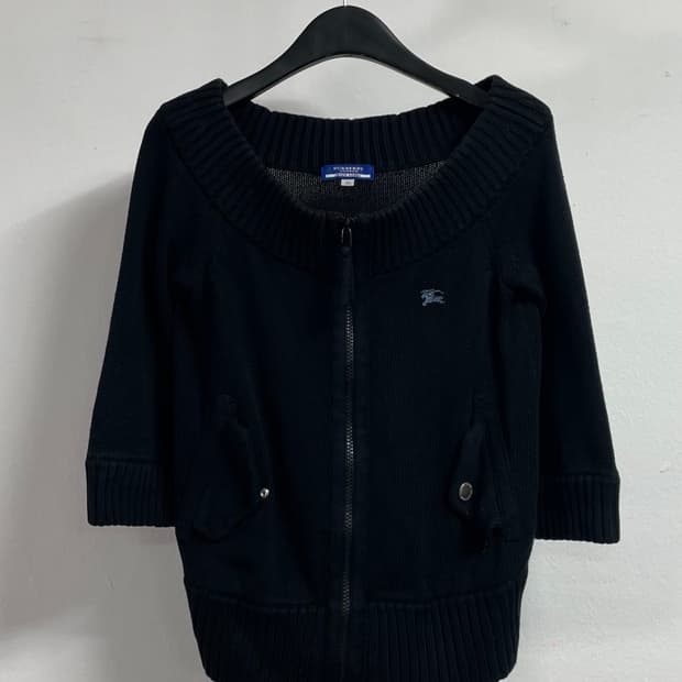 버버리 블루라벨 7부 니트집업(on.217)