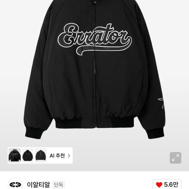 ertr 윈터 자켓