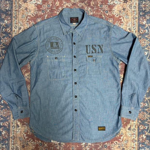 토이즈 맥코이 마릴린 먼로 샴브레이 셔츠