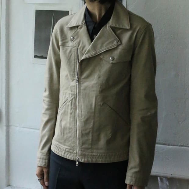 넘버나인 코튼 라이더 자켓