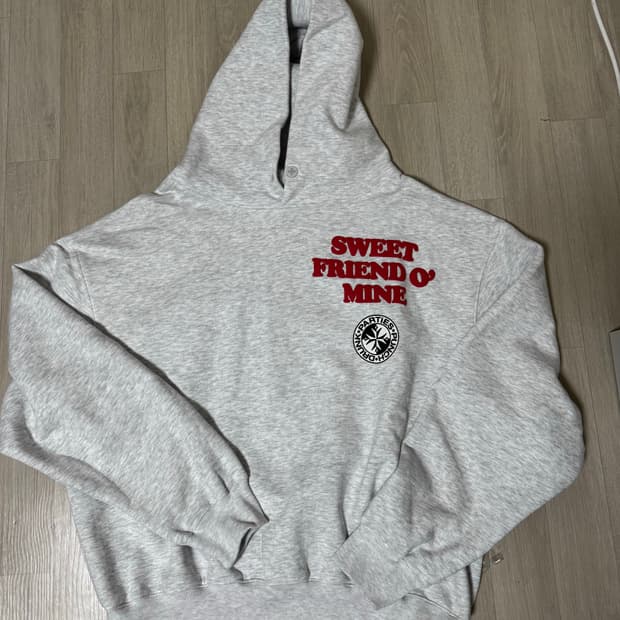 [1] 펀치드렁크파티즈 후드티 라이트그레이