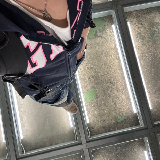 Gap 네이비 후드집업