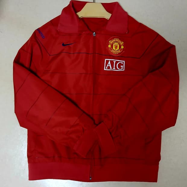 💫나이키 2008-09 맨체스터 유나이티드(맨유)AIG 스폰서 트랙재킷