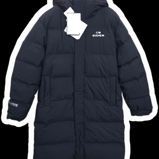 남 L 아이더 오리털 롱패딩 새상품 