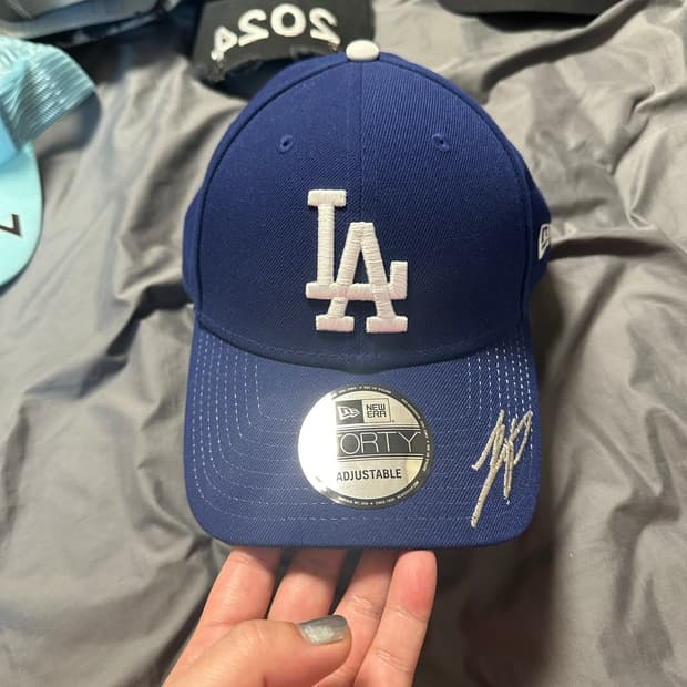 mlb 오타니 싸인자수 캡