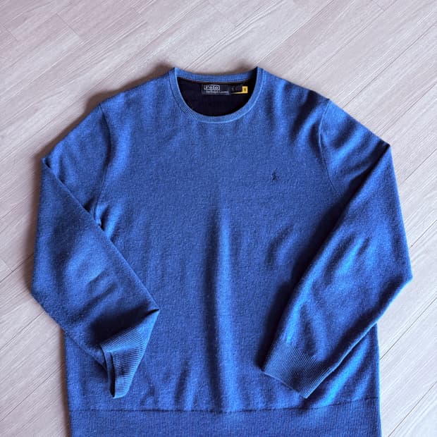 polo 폴로 울 크루넥 스웨터 xl