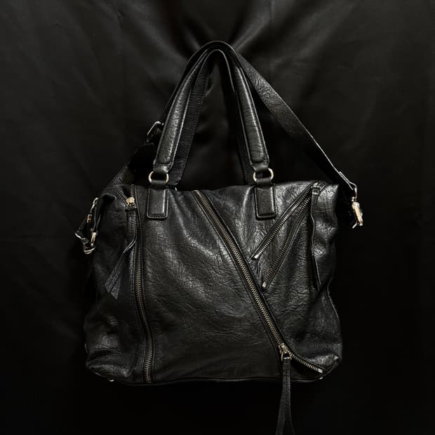 “Unknown” 00‘s Design Multi Zipper Detai