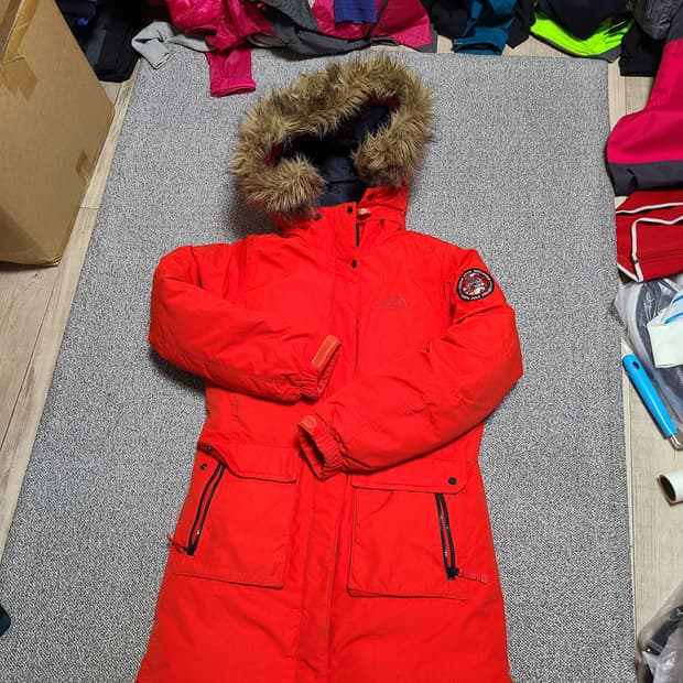 노스페이스 구스 롱패딩 90(L)