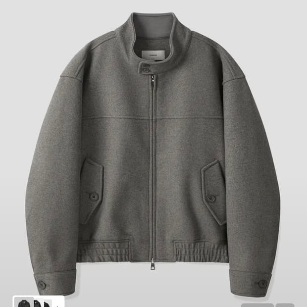 키뮤어 wool 헤링턴 자켓