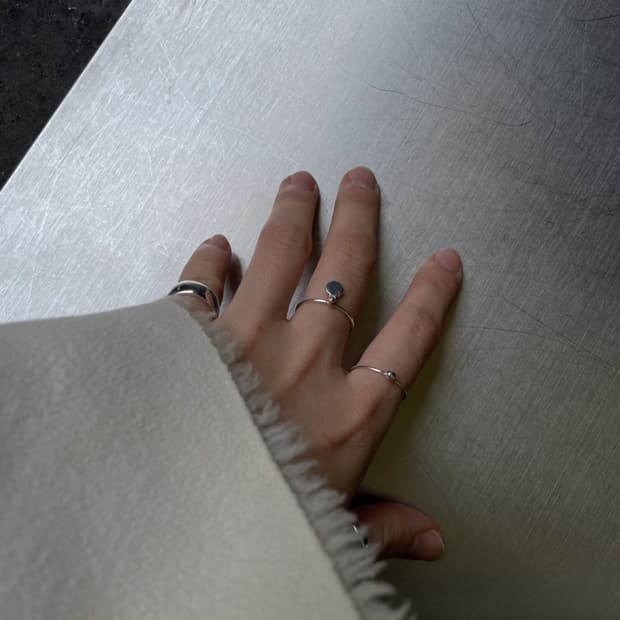 미니 딸랑이반지