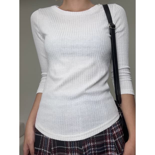 빈티지 화이트 반팔