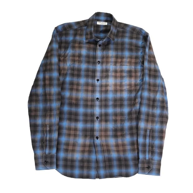 SS16 "Surf Sound" 블리치드 플란넬 셔츠