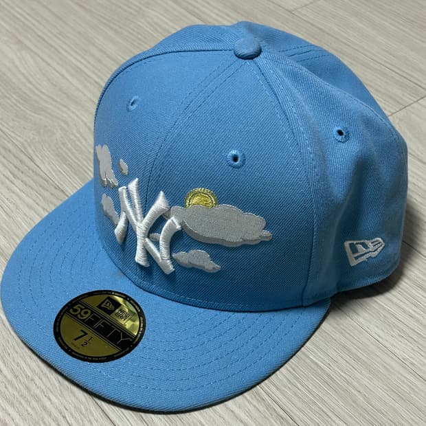 New era sky blue 59fifty 7 1/2 뉴에라 스냅백모자