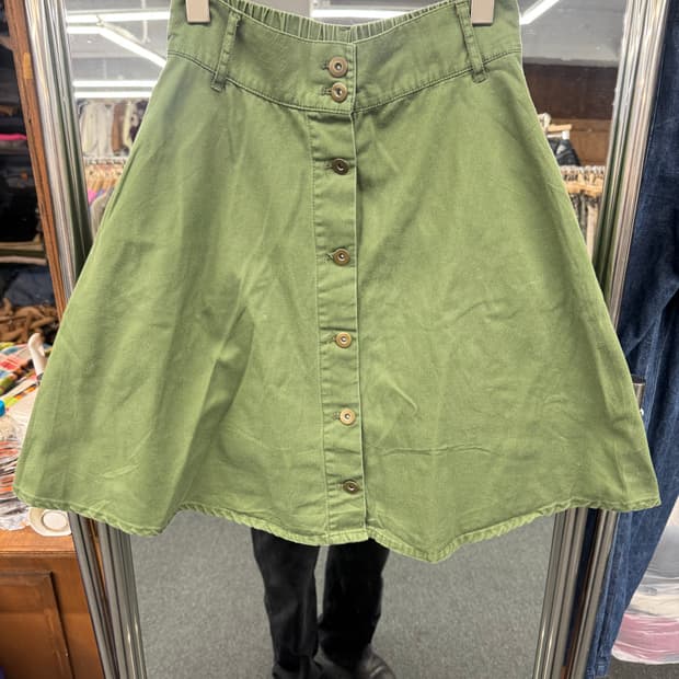 japanese vintage 버튼 치마