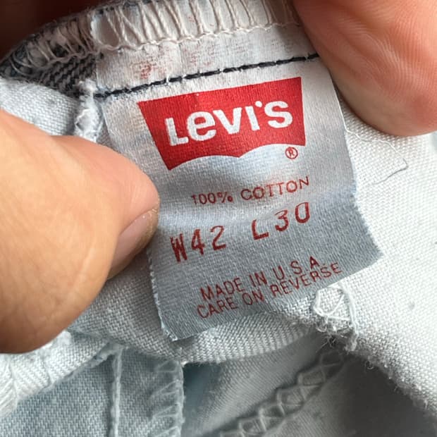 1990s USA Orange Tab Levis 517 Jeans