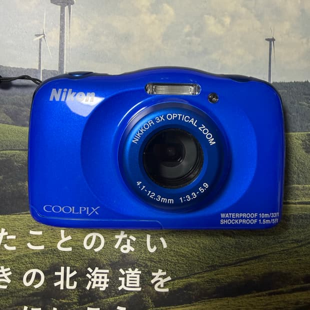박스품/새상품급!)니콘 NIKON COOLPIX S33 빈티지 디카