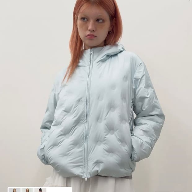 타입서비스 패딩 Bonded Dot Down Jacket [Blue]