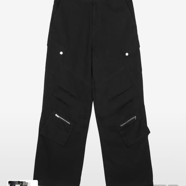 에프디알 Slant Pleats Multi Cargo Pants