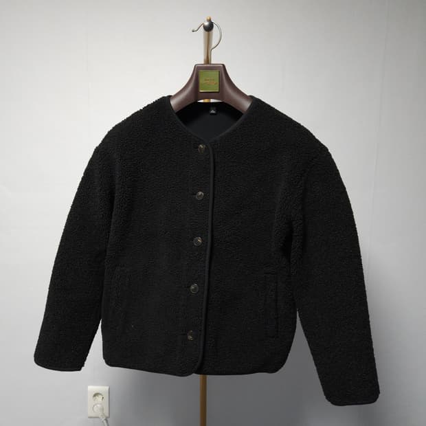 XL ) 유니클로 여성 뽀글이 후리스 가디건