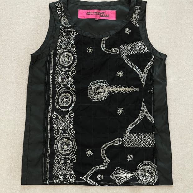 준야와타나베 05ss 스팽글 슬리브리스