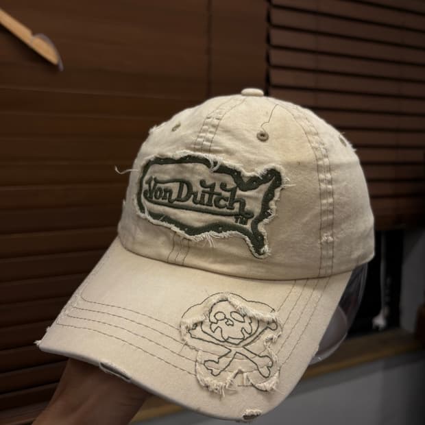 VonDutch 본더치 베이지 볼캡 모자