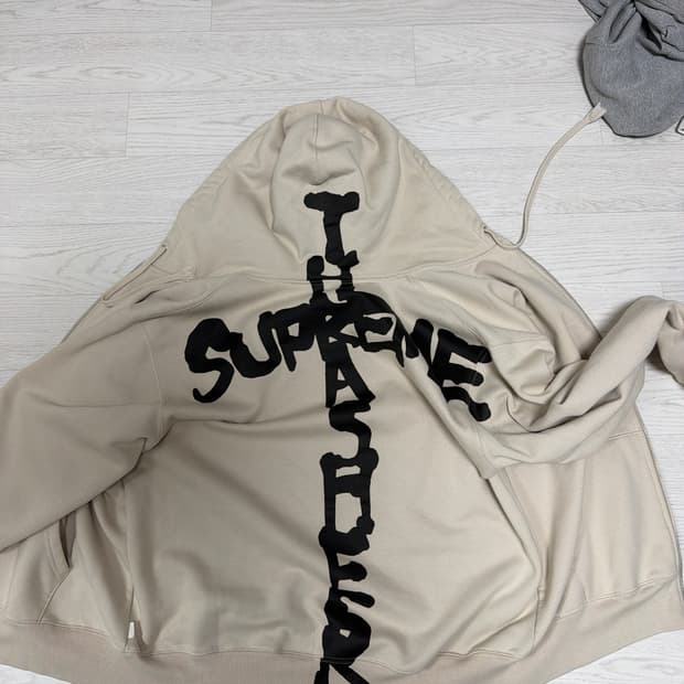 슈프림x트레셔 후드집업 