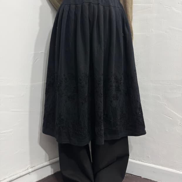 oriental pleats skirt