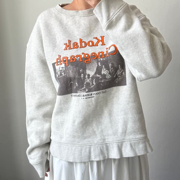 [M] 코닥 백멜란지 맨투맨