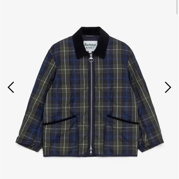 ARKET x Barbour 퀼티드 재킷 M