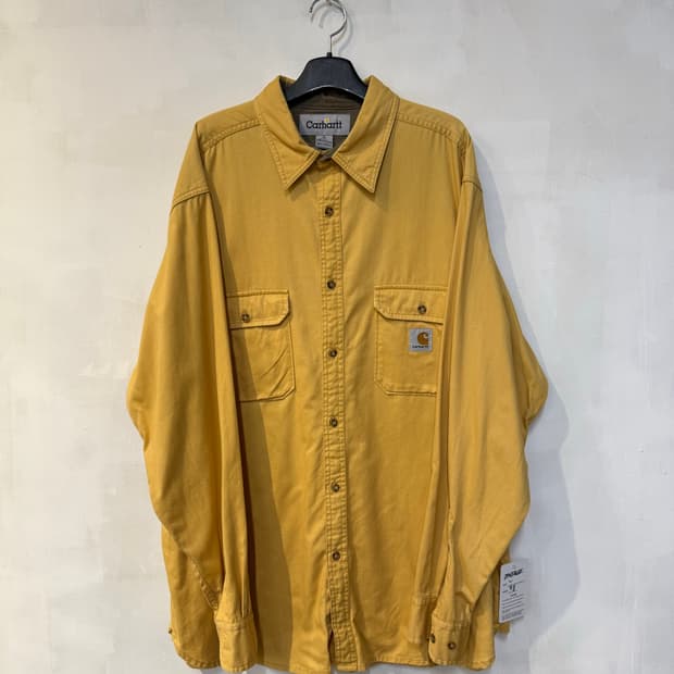 칼하트 옐로우 긴팔셔츠