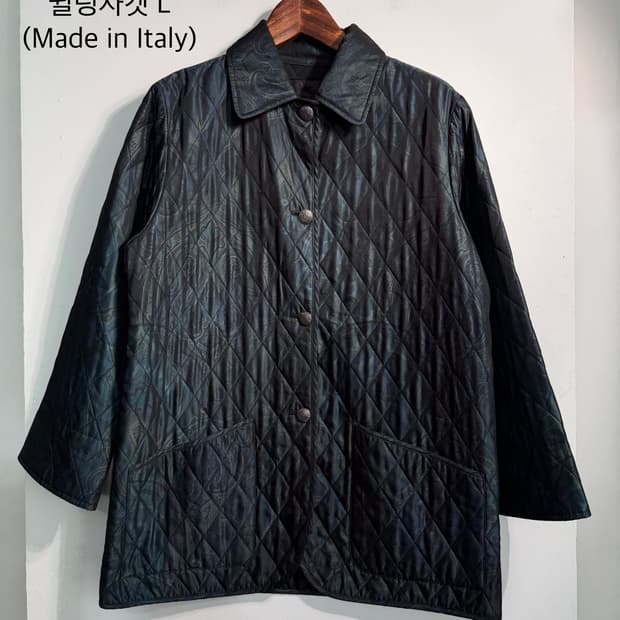 [L] Etro 에트로 페이즐리 퀼팅 자켓 (made in Italy)